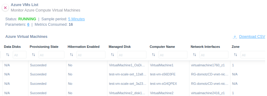 Azure VM List 2